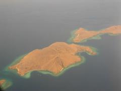 A couple of islands transmitted by Lorenzo via satellite phone