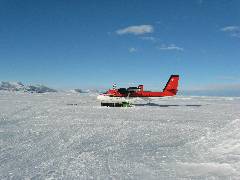 Lorenzo arriving in Antarctica transmitted by Lorenzo via satellite phone